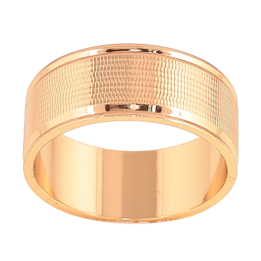 Каблучка Xuping колір Позолота 18K "Обручка з візерунком" шир. 8мм фото №1 Каблучка Xuping колір Позолота 18K "Обручка з візерунком" шир. 8мм фото №1