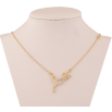 Подвеска на цепочке Xuping цвет Позолота 14K "Сердечки с кристаллами" длина 43-49см х 1.5мм фото №2 Подвеска на цепочке Xuping цвет Позолота 14K "Сердечки с кристаллами" длина 43-49см х 1.5мм фото №2