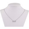 Подвеска на цепочке Xuping ТТМ Stainless Steel цвет Родий "Знак бесконечности" длина 45-50см х 1.5мм фото №2 Подвеска на цепочке Xuping ТТМ Stainless Steel цвет Родий "Знак бесконечности" длина 45-50см х 1.5мм фото №2