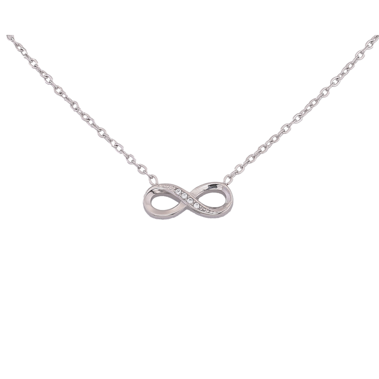 Подвеска на цепочке Xuping ТТМ Stainless Steel цвет Родий "Знак бесконечности" длина 45-50см х 1.5мм фото №9 Подвеска на цепочке Xuping ТТМ Stainless Steel цвет Родий "Знак бесконечности" длина 45-50см х 1.5мм фото №9