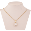 Подвеска на цепочке Xuping цвет Позолота 14K "Кристальный блеск" длина 43-53см х 1.5мм фото №2 Подвеска на цепочке Xuping цвет Позолота 14K "Кристальный блеск" длина 43-53см х 1.5мм фото №2