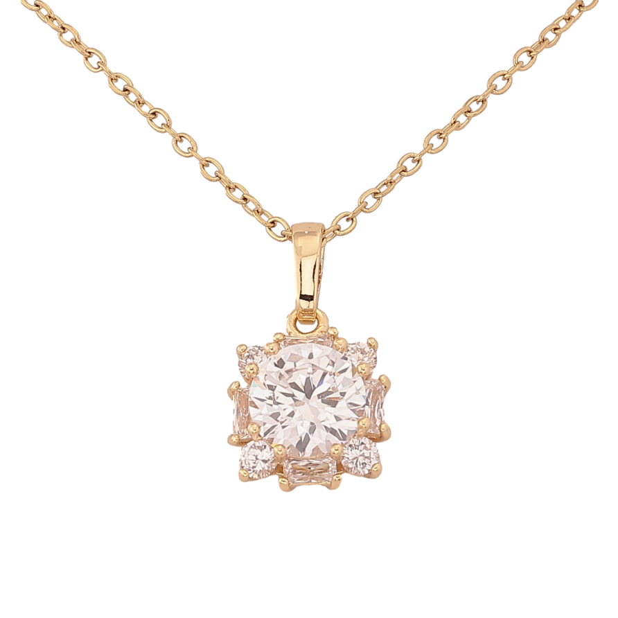 Подвеска на цепочке Xuping цвет Позолота 14K "Кристальный блеск" длина 43-53см х 1.5мм фото №1 Подвеска на цепочке Xuping цвет Позолота 14K "Кристальный блеск" длина 43-53см х 1.5мм фото №1