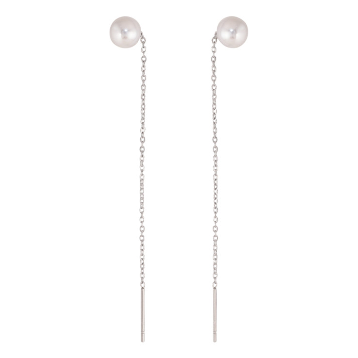 Серьги Xuping TTM Stainless Steel цвет Родий протяжки "Шарики" ø 6мм фото №17 Серьги Xuping TTM Stainless Steel цвет Родий протяжки "Шарики" ø 6мм фото №17