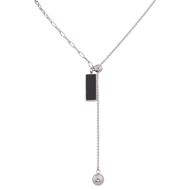 Колье Xuping ТТМ Stainless Steel цвет Родий "Декоративные подвески" длинна 45-50см х 2-3мм фото №20 Колье Xuping ТТМ Stainless Steel цвет Родий "Декоративные подвески" длинна 45-50см х 2-3мм фото №20
