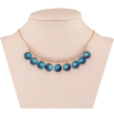 Колье Xuping цвет Позолота 18K с кристаллами Swarovski "Дорожка с кристальными подвесками Metallic Blue" длина 41-46см х 1мм фото №5 Колье Xuping цвет Позолота 18K с кристаллами Swarovski "Дорожка с кристальными подвесками Metallic Blue" длина 41-46см х 1мм фото №5