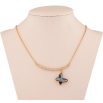 Кольє Xuping колір Позолота 18K з кристалами Swarovski "Кристальний метелик Montana" довжина 44-48см х 1мм фото №3 Кольє Xuping колір Позолота 18K з кристалами Swarovski "Кристальний метелик Montana" довжина 44-48см х 1мм фото №3
