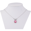 Кулон Xuping цвет Родий с кр-ми Swarovski на цепочке "Кристалл Rose знак Зодиака Дева" дл. 42,5-47см х 1мм фото №4 Кулон Xuping цвет Родий с кр-ми Swarovski на цепочке "Кристалл Rose знак Зодиака Дева" дл. 42,5-47см х 1мм фото №4