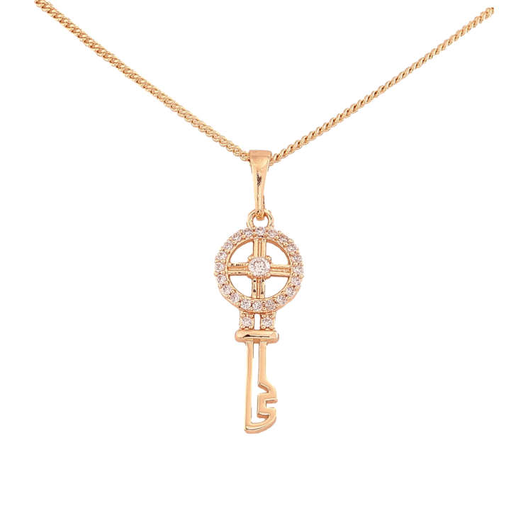 Кулон на ланцюжку Xuping M&L колір 18K "Ключик" довжина 44см х 1мм фото №19 Кулон на ланцюжку Xuping M&L колір 18K "Ключик" довжина 44см х 1мм фото №19