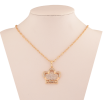 Кулон на ланцюжку Xuping M&L колір 18K "Корона" довжина 46см х 2мм фото №3 Кулон на ланцюжку Xuping M&L колір 18K "Корона" довжина 46см х 2мм фото №3