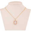 Кулон на цепочке Xuping M&L цвет Позолота 18K "Кристалл в обрамлении 13х14мм" длина 45см х 1мм фото №3