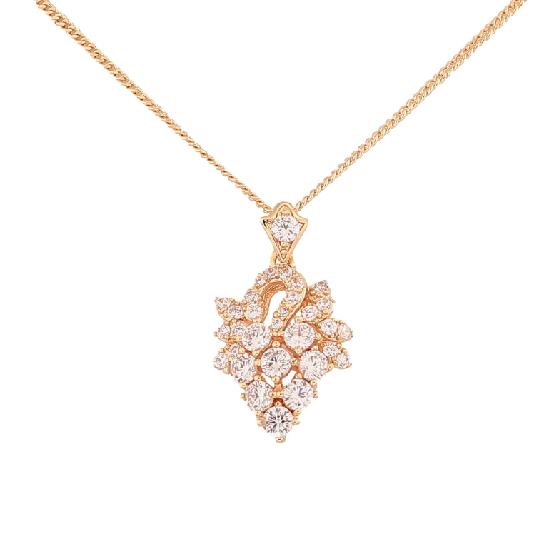 Кулон на цепочке Xuping M&L цвет 18K "Изящная кристальная подвеска" длина 45см х 1мм фото №1 Кулон на цепочке Xuping M&L цвет 18K "Изящная кристальная подвеска" длина 45см х 1мм фото №1