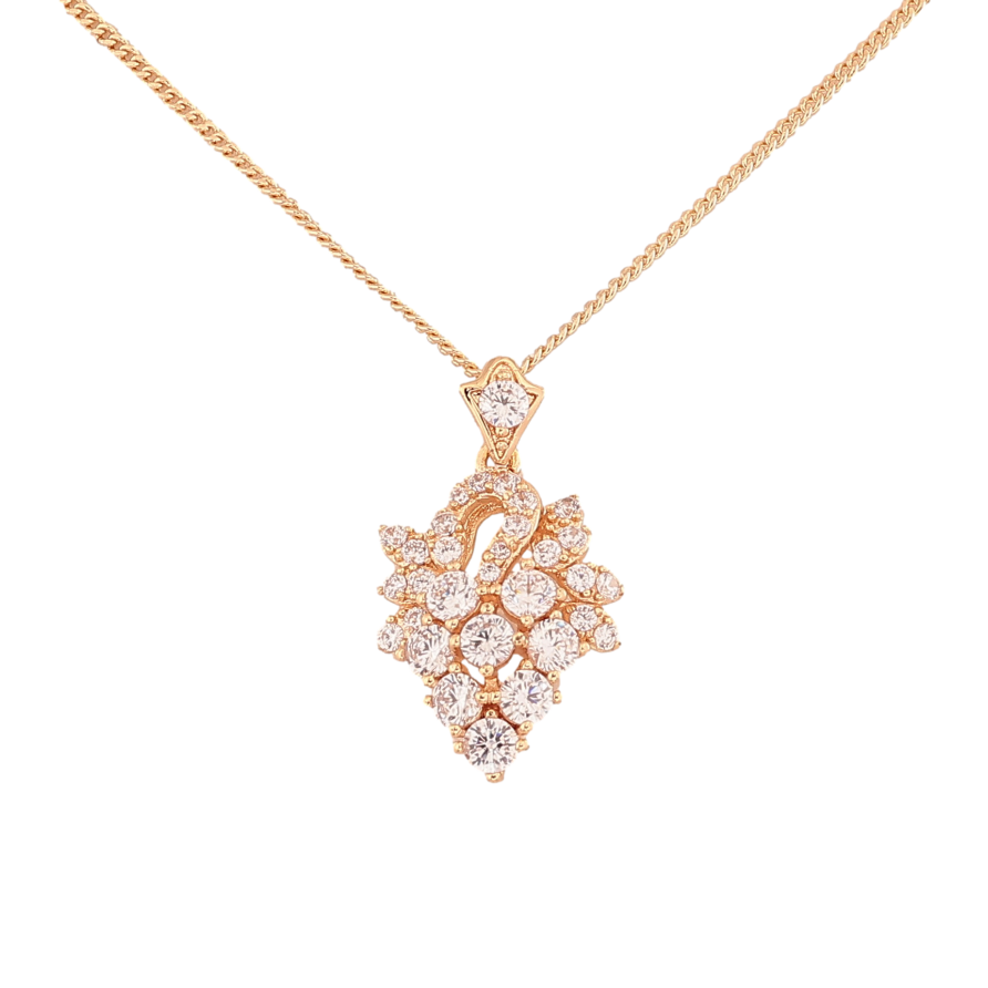 Кулон на цепочке Xuping M&L цвет 18K "Изящная кристальная подвеска" длина 45см х 1мм фото №1 Кулон на цепочке Xuping M&L цвет 18K "Изящная кристальная подвеска" длина 45см х 1мм фото №1