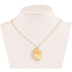 Підвіска на ланцюжку Нержавіюча сталь "Напис Lucky turn the necklace" довжина 41-46см х 1.5мм фото №2 Підвіска на ланцюжку Нержавіюча сталь "Напис Lucky turn the necklace" довжина 41-46см х 1.5мм фото №2