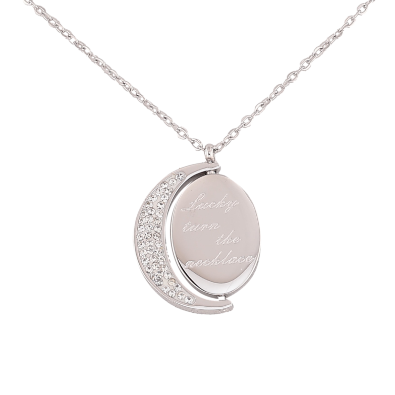 Підвіска на ланцюжку Нержавіюча сталь "Напис Lucky turn the necklace" довжина 41-46см х 1.5мм фото №14 Підвіска на ланцюжку Нержавіюча сталь "Напис Lucky turn the necklace" довжина 41-46см х 1.5мм фото №14