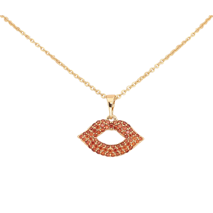 Подвеска на цепочке Xuping цвет Позолота 14K "Поцелуй" длина 40-45см х 1.5мм фото №3 Подвеска на цепочке Xuping цвет Позолота 14K "Поцелуй" длина 40-45см х 1.5мм фото №3