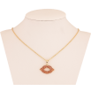 Подвеска на цепочке Xuping цвет Позолота 14K "Поцелуй" длина 40-45см х 1.5мм фото №2