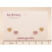 Серьги Набор (3 пары) Xuping TTM Stainless Steel цвет 14К пусеты "Сердечки с жемчужинами" ø 4мм фото №2 Серьги Набор (3 пары) Xuping TTM Stainless Steel цвет 14К пусеты "Сердечки с жемчужинами" ø 4мм фото №2