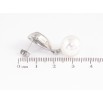 Серьги Нержавеющая сталь пусеты "Сердечки с цветочным узором и жемчужными подвесками" фото №2 Серьги Нержавеющая сталь пусеты "Сердечки с цветочным узором и жемчужными подвесками" фото №2