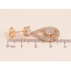 Серьги Xuping M&L цвет 18K пусеты "Кристальные подвески" фото №2 Серьги Xuping M&L цвет 18K пусеты "Кристальные подвески" фото №2