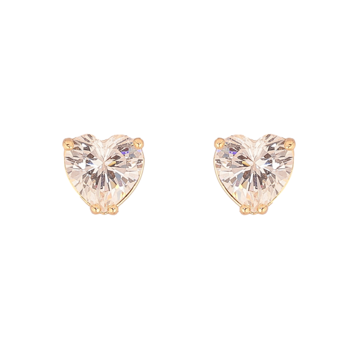 Серьги Xuping M&L цвет 18K пусеты "Кристальные сердечки" фото №4 Серьги Xuping M&L цвет 18K пусеты "Кристальные сердечки" фото №4
