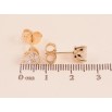 Серьги Xuping M&L цвет 18K пусеты "Кристальные сердечки" фото №2 Серьги Xuping M&L цвет 18K пусеты "Кристальные сердечки" фото №2
