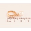 Серьги Xuping M&L цвет 18K подвески на колечках "Подвески с жемчужинами" фото №2 Серьги Xuping M&L цвет 18K подвески на колечках "Подвески с жемчужинами" фото №2