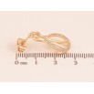 Серьги Xuping M&L цвет 18K пусеты "Влюбленные" фото №2 Серьги Xuping M&L цвет 18K пусеты "Влюбленные" фото №2