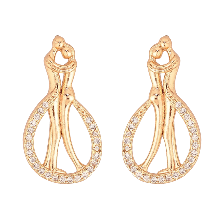 Серьги Xuping M&L цвет 18K пусеты "Влюбленные" фото №17 Серьги Xuping M&L цвет 18K пусеты "Влюбленные" фото №17