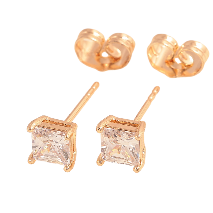 Серьги Xuping M&L цвет 18K пусеты "Кристаллы" 5х5мм фото №7 Серьги Xuping M&L цвет 18K пусеты "Кристаллы" 5х5мм фото №7