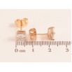 Серьги Xuping M&L цвет 18K пусеты "Кристаллы" 5х5мм фото №2 Серьги Xuping M&L цвет 18K пусеты "Кристаллы" 5х5мм фото №2