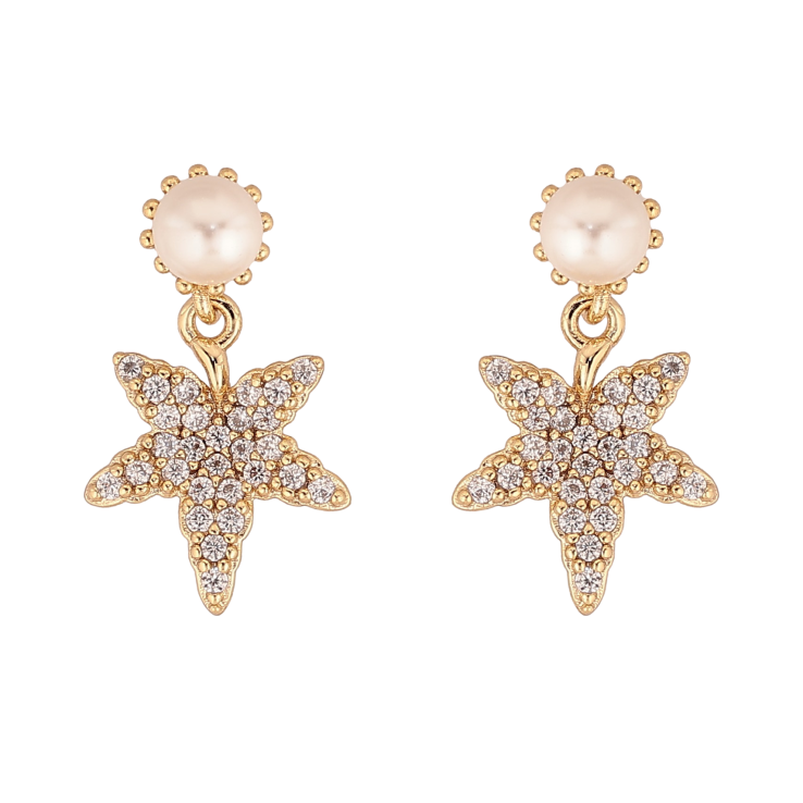 Сережки Xuping колір Позолота 14K пусети "Листочки" фото №19 Сережки Xuping колір Позолота 14K пусети "Листочки" фото №19