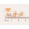 Сережки Xuping колір Позолота 14K пусети "Асиметричні кристали з зірками" фото №2 Сережки Xuping колір Позолота 14K пусети "Асиметричні кристали з зірками" фото №2