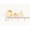 Серьги Xuping цвет Позолота 14K пусеты "Ромбы" фото №2 Серьги Xuping цвет Позолота 14K пусеты "Ромбы" фото №2
