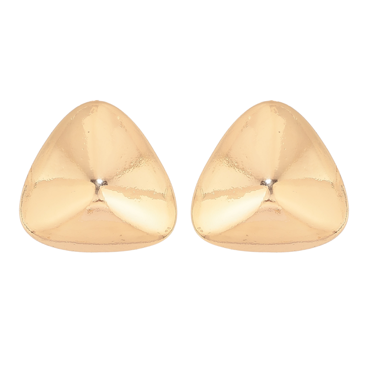 Сережки Xuping колір Позолота 14K пусети "Трикутники" фото №6 Сережки Xuping колір Позолота 14K пусети "Трикутники" фото №6