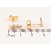 Сережки Xuping колір Позолота 14K пусети "Котик з рибкою" фото №2 Сережки Xuping колір Позолота 14K пусети "Котик з рибкою" фото №2