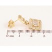 Серьги Xuping цвет Позолота 14K пусеты "Инкрустация кристаллами" фото №2 Серьги Xuping цвет Позолота 14K пусеты "Инкрустация кристаллами" фото №2