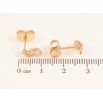 Серьги Xuping цвет Позолота 18K пусеты "Бабочки на кристаллах" фото №2 Серьги Xuping цвет Позолота 18K пусеты "Бабочки на кристаллах" фото №2