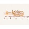 Серьги Xuping цвет Позолота 18K пусеты "Цветочные подвески с кристаллами" фото №2 Серьги Xuping цвет Позолота 18K пусеты "Цветочные подвески с кристаллами" фото №2