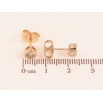 Серьги Xuping цвет Позолота 18K пусеты "Кристаллы в ободковой оправе" ø 5мм фото №2 Серьги Xuping цвет Позолота 18K пусеты "Кристаллы в ободковой оправе" ø 5мм фото №2
