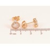 Сережки Xuping колір Позолота 18K пусети "Два кристали" фото №2 Сережки Xuping колір Позолота 18K пусети "Два кристали" фото №2