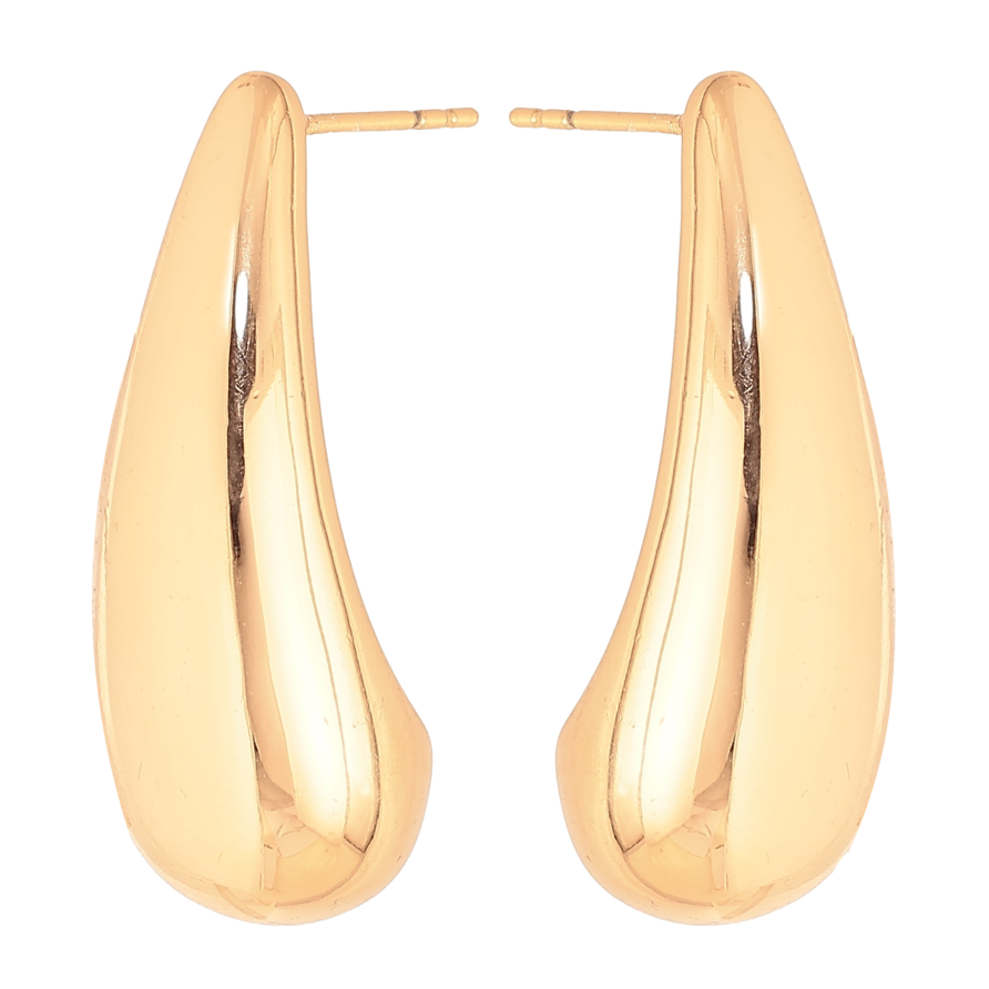 Серьги Xuping цвет Позолота 18K пусеты "Объемные капельки" фото №1 Серьги Xuping цвет Позолота 18K пусеты "Объемные капельки" фото №1