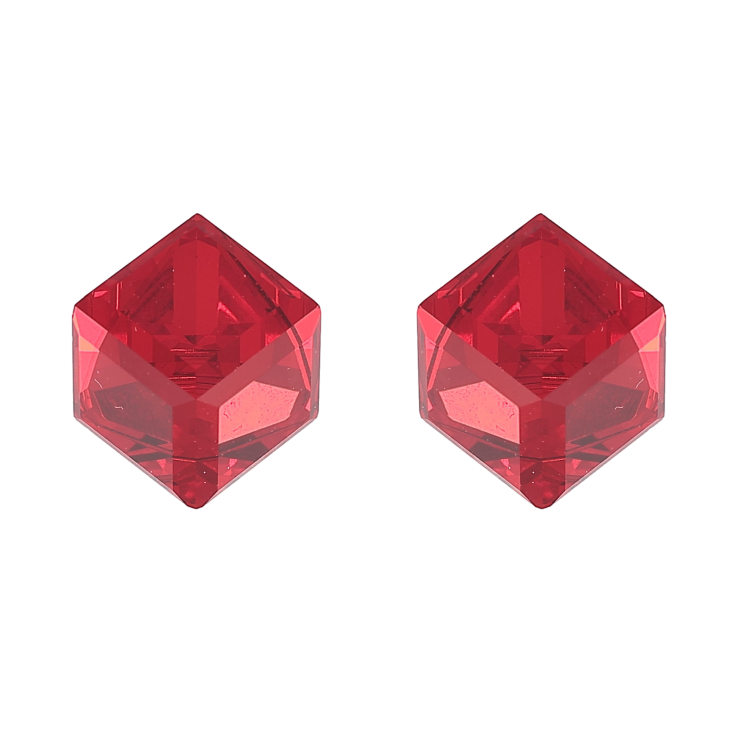 Сережки Xuping колір Родій із кристалами Swarovski пусети "Кристальні кубики Siam" 8х8мм фото №11 Сережки Xuping колір Родій із кристалами Swarovski пусети "Кристальні кубики Siam" 8х8мм фото №11
