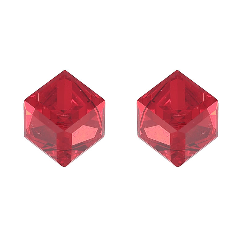 Серьги Xuping цвет Родий с кристаллами Swarovski пусеты "Кристальные кубики Siam" 8х8мм фото №2 Серьги Xuping цвет Родий с кристаллами Swarovski пусеты "Кристальные кубики Siam" 8х8мм фото №2