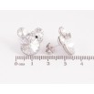 Серьги Xuping цвет Родий с кристаллами Swarovski пусеты "Микки Маус кристаллы Clear" фото №2 Серьги Xuping цвет Родий с кристаллами Swarovski пусеты "Микки Маус кристаллы Clear" фото №2