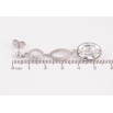 Серьги Xuping цвет Родий с кристаллами Swarovski пусеты "Подвески с кристаллами Clear" фото №2 Серьги Xuping цвет Родий с кристаллами Swarovski пусеты "Подвески с кристаллами Clear" фото №2