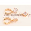 Набор Xuping M&L цвет 18K Серьги Кулон "Кристаллы" 8х8мм фото №2 Набор Xuping M&L цвет 18K Серьги Кулон "Кристаллы" 8х8мм фото №2