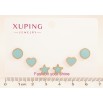 Серьги Набор (3 пары) Xuping TTM Stainless Steel цвет 14К пусеты "Круг, сердечко и звездочки с голубой эмалью" ø 8мм фото №2 Серьги Набор (3 пары) Xuping TTM Stainless Steel цвет 14К пусеты "Круг, сердечко и звездочки с голубой эмалью" ø 8мм фото №2