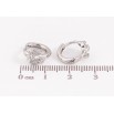 Сережки Xuping M&L колір Родій колечка "Королівський слон" фото №2 Сережки Xuping M&L колір Родій колечка "Королівський слон" фото №2