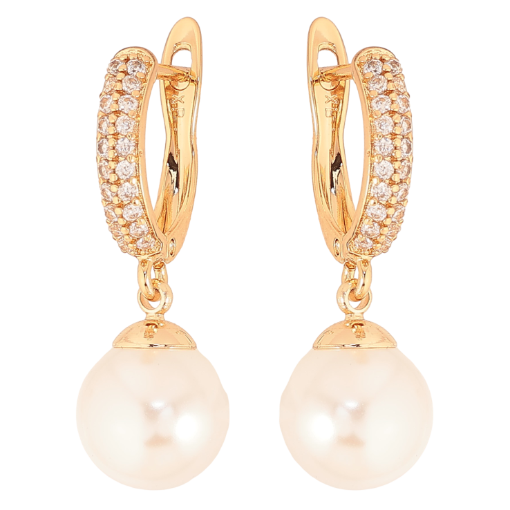 Серьги Xuping M&L цвет 18K английский замок "Жемчужные подвески" фото №20 Серьги Xuping M&L цвет 18K английский замок "Жемчужные подвески" фото №20