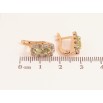 Серьги Xuping M&L цвет 18K английский замок "Инкрустация кристаллами" фото №2